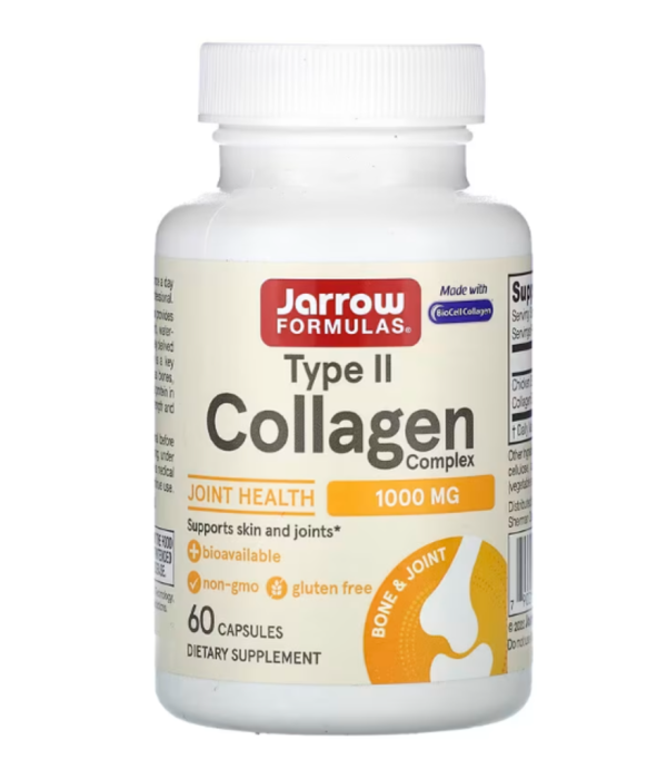 Jarrow Formulas, Type II Collagen Complex, 1,000 mg , 60 Capsules (500 mg per Capsule)