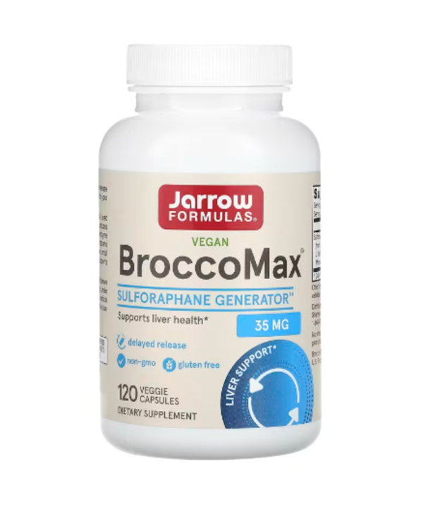 Jarrow Formulas, Vegan BroccoMax, 35 mg, 120 Veggie Capsules