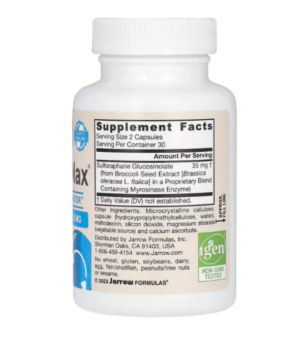 Jarrow Formulas, Vegan BroccoMax, 35 mg , 60 Veggie Capsules (17.50 mg per Capsule)