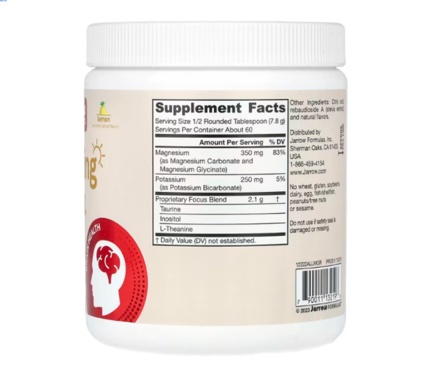 Jarrow Formulas, Vegan Calming Day, Lemon, 16.4 oz (465 g)
