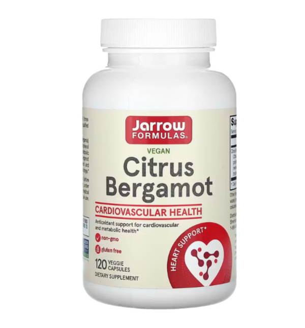 Jarrow Formulas, Vegan Citrus Bergamot, 120 Veggie Capsules