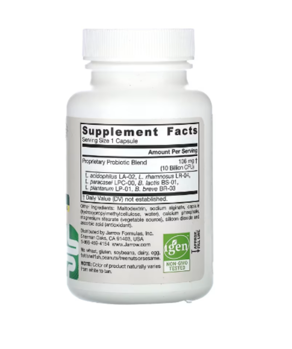Jarrow Formulas, Vegan Jarro-Dophilus, Allergen Free, 10 Billion CFU, 60 Veggie Capsules