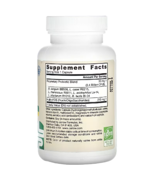 Jarrow Formulas, Vegan Jarro-Dophilus Plus FOS, 200 Veggie Capsules