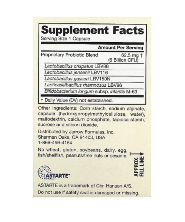 Jarrow Formulas, Vegan Jarro-Dophilus, Prenatal, 6 Billion CFU, 30 Veggie Capsules