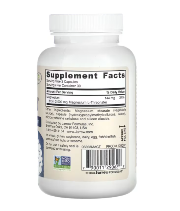 Jarrow Formulas, Vegan MagMind, Brain Health, 90 Veggie Capsules
