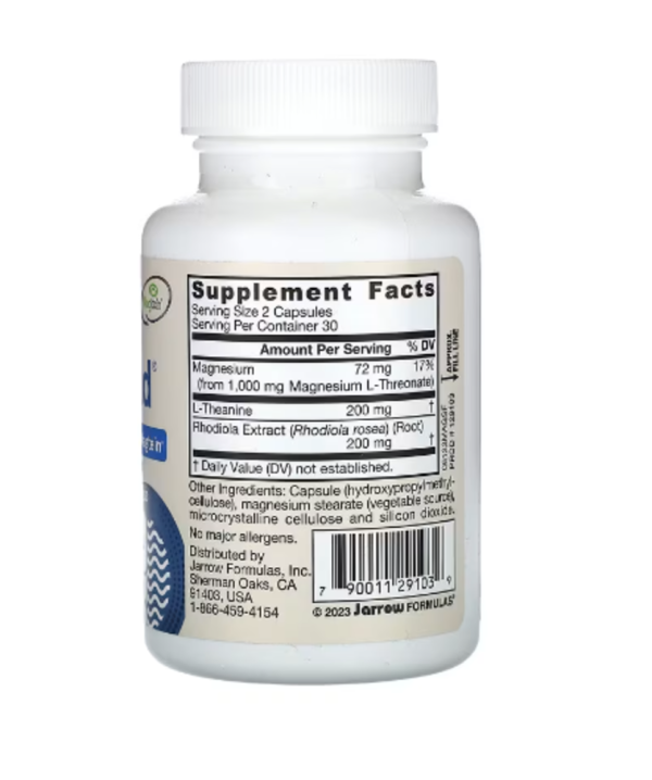 Jarrow Formulas, Vegan MagMind, Stress Resistance, 60 Veggie Capsules