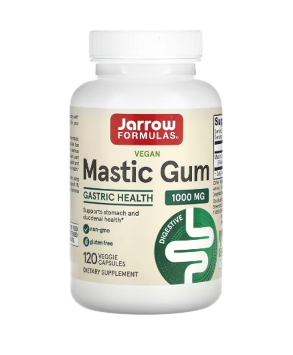 Jarrow Formulas, Vegan Mastic Gum, 1,000 mg, 120 Veggie Capsules
