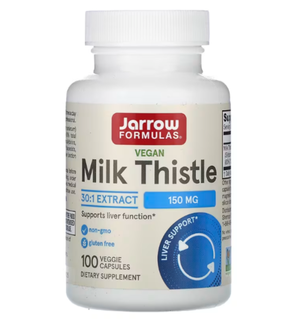 Jarrow Formulas, Vegan Milk Thistle, 150 mg, 100 Veggie Capsules