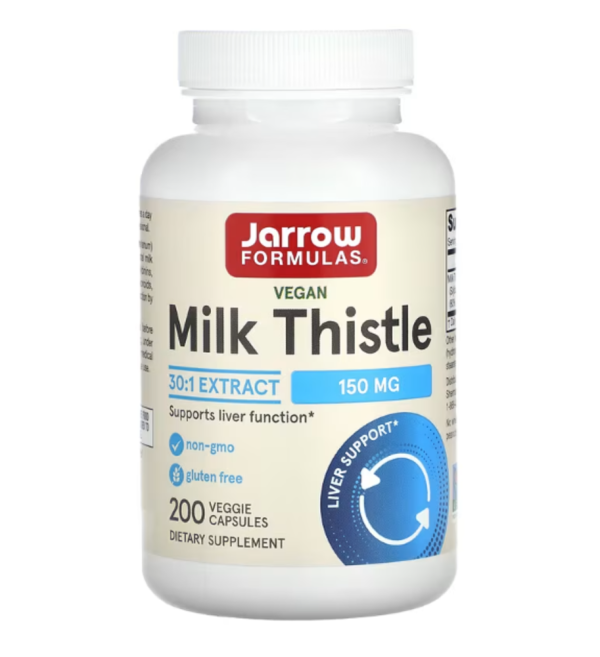 Jarrow Formulas, Vegan Milk Thistle, 150 mg, 200 Veggie Capsules