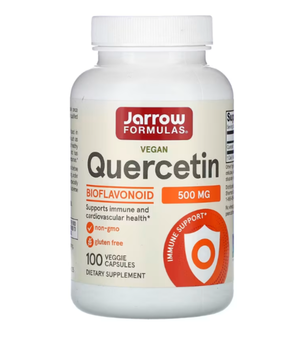 Jarrow Formulas, Vegan Quercetin, 500 mg, 100 Veggie Capsules
