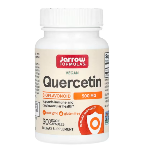Jarrow Formulas, Vegan Quercetin, 500 mg, 30 Veggie Capsules
