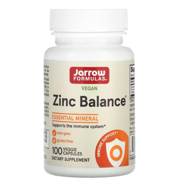 Jarrow Formulas, Vegan Zinc Balance, 100 Veggie Capsules