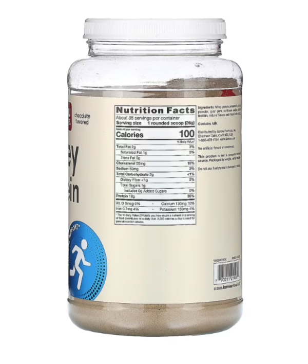 Jarrow Formulas, Whey Protein, Chocolate, 2 lb (908 g)