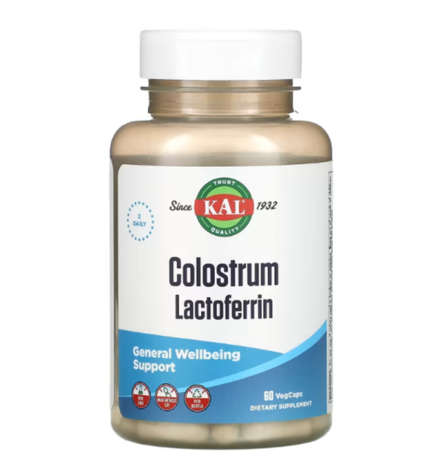 KAL, Colostrum Lactoferrin, 60 VegCaps