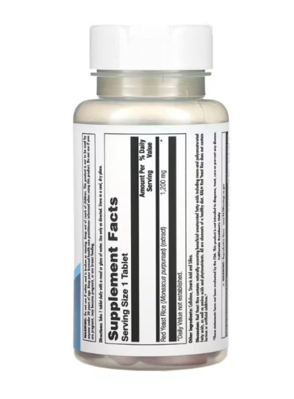 KAL, Red Yeast Rice, 1,200 mg, 30 Tablets
