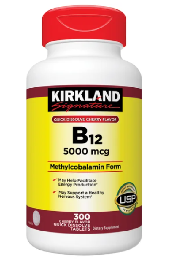 Kirkland Signature Quick Dissolve B-12 5000 mcg  300 Tablets
