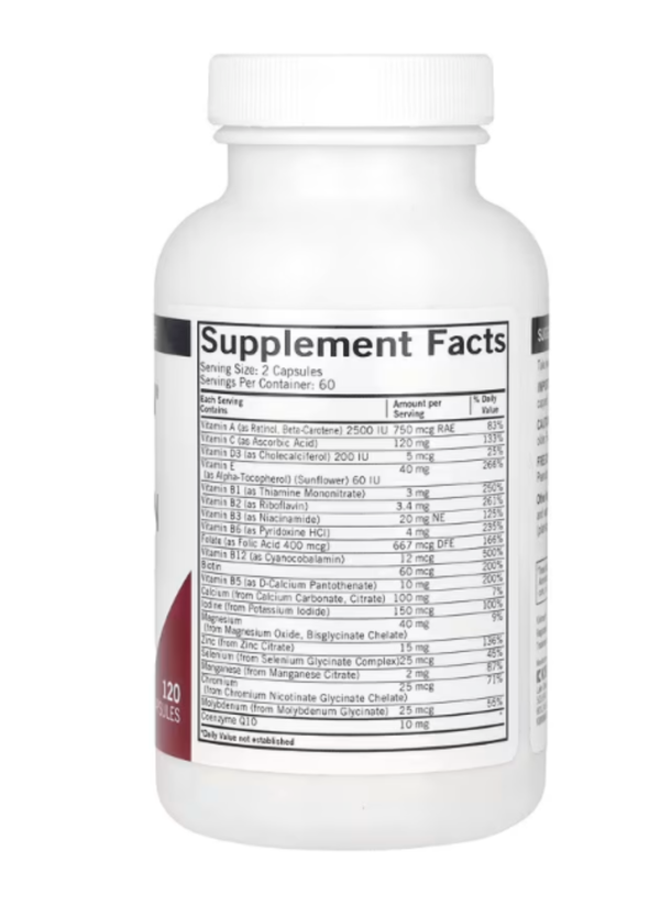 Kirkman Labs, Children's Multivitamin & Mineral, 120 Capsules