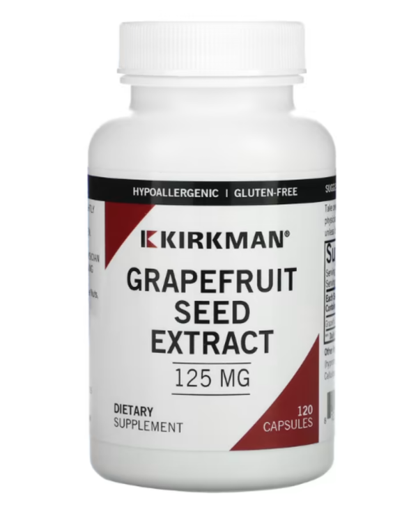 Kirkman Labs, Grapefruit Seed Extract, 125 mg, 120 Capsules
