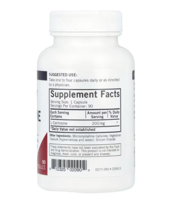 Kirkman Labs, L-Carnosine, 200 mg, 90 Capsules