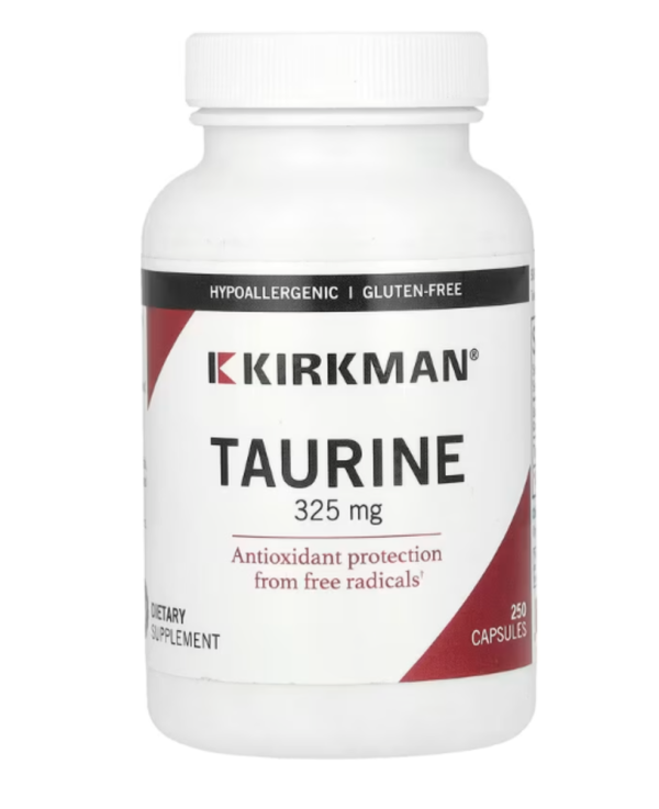 Kirkman Labs, Taurine, 325 mg, 250 Capsules