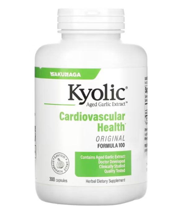 Kyolic, Aged Garlic Extract, Cardiovascular Health, Original Formula 100, 300 Capsules