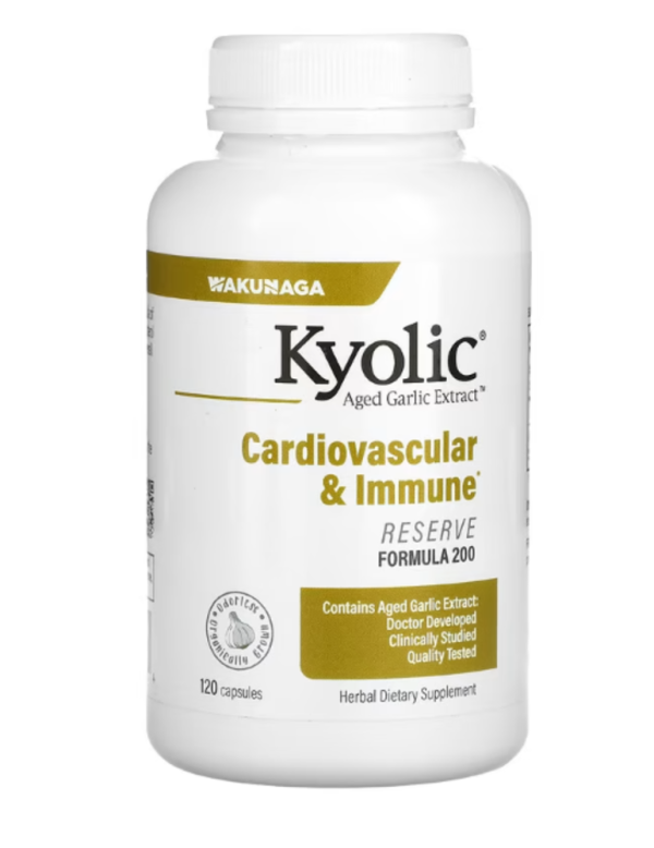 Kyolic, Aged Garlic Extract, Cardiovascular & Immune, 120 Capsules