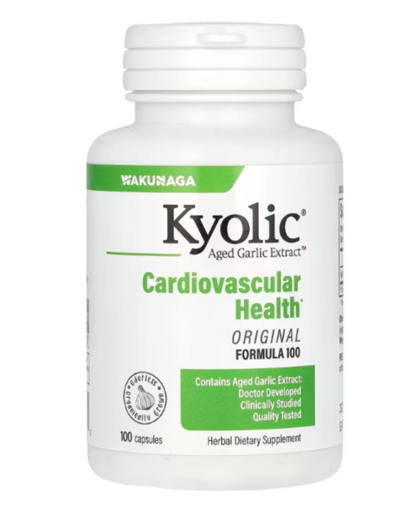 Kyolic, Aged Garlic Extract, Cardiovascular, Original Formula 100, 100 Capsules
