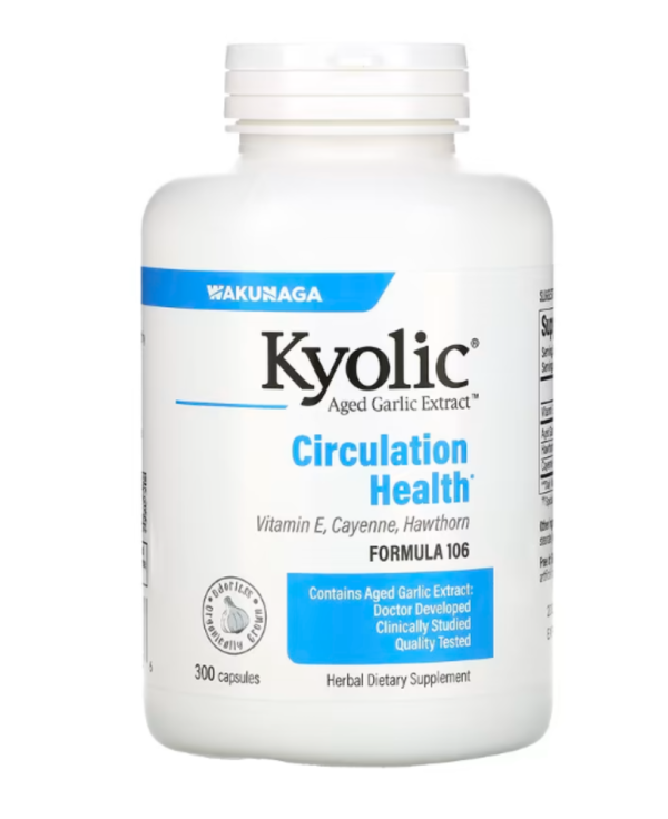 Kyolic, Aged Garlic Extract, Circulation Health, Formula 106, 300 Capsules