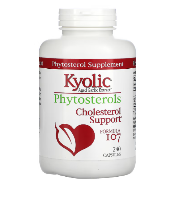Kyolic, Aged Garlic Extract, Phytosterols, Formula 107, 240 Capsules