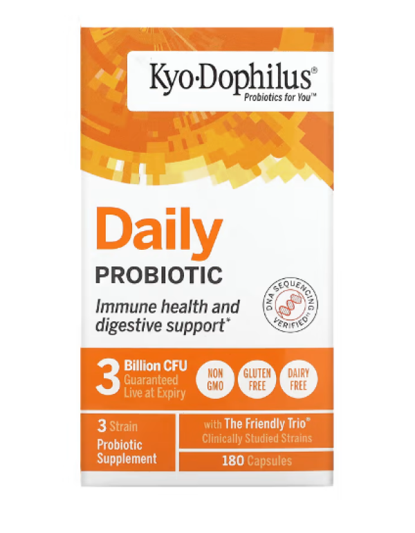 Kyolic, Kyo-Dophilus, Daily Probiotic, 180 Capsules