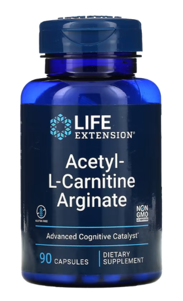 Life Extension, Acetyl-L-Carnitine Arginate, 90 Capsules