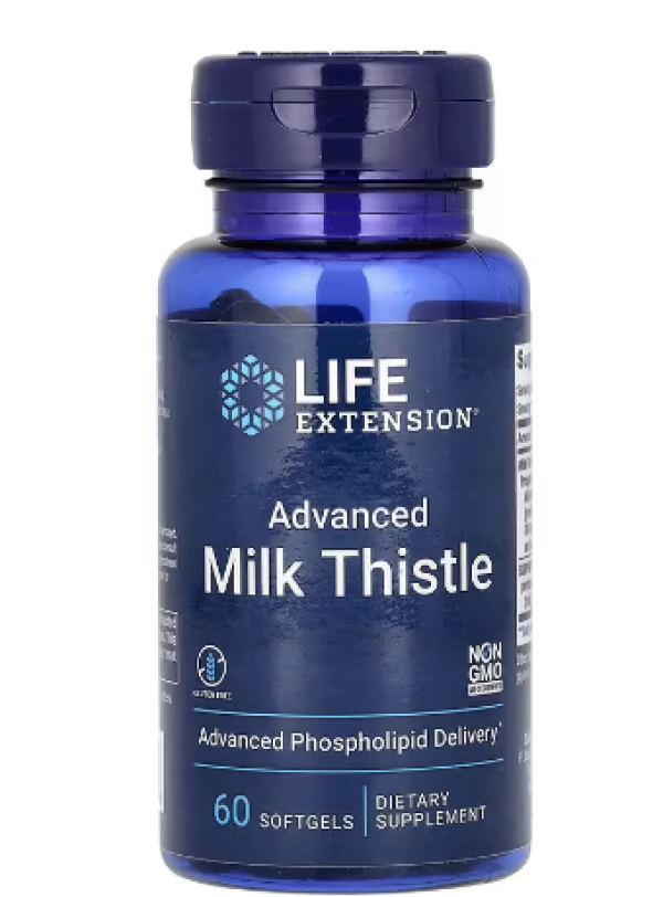 Life Extension, Advanced Milk Thistle, 60 Softgels