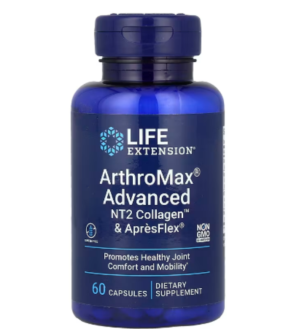 Life Extension, ArthroMax® Advanced, NT2 Collagen™ & ApresFlex®, 60 Capsules