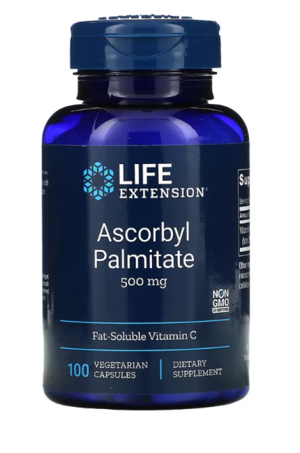 Life Extension, Ascorbyl Palmitate, 500 mg, 100 Vegetarian Capsules