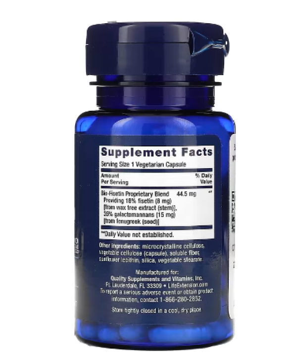 Life Extension, Bio- Fisetin, 30 Vegetarian Capsules