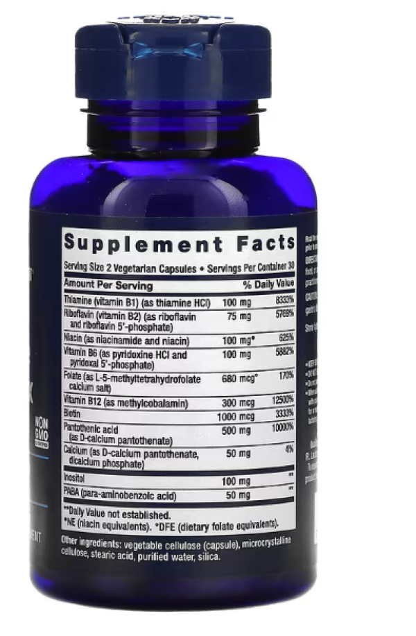 Life Extension, BioActive Complete B-Complex, 60 Vegetarian Capsules
