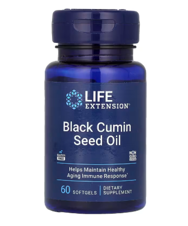 Life Extension, Black Cumin Seed Oil, 60 Softgels