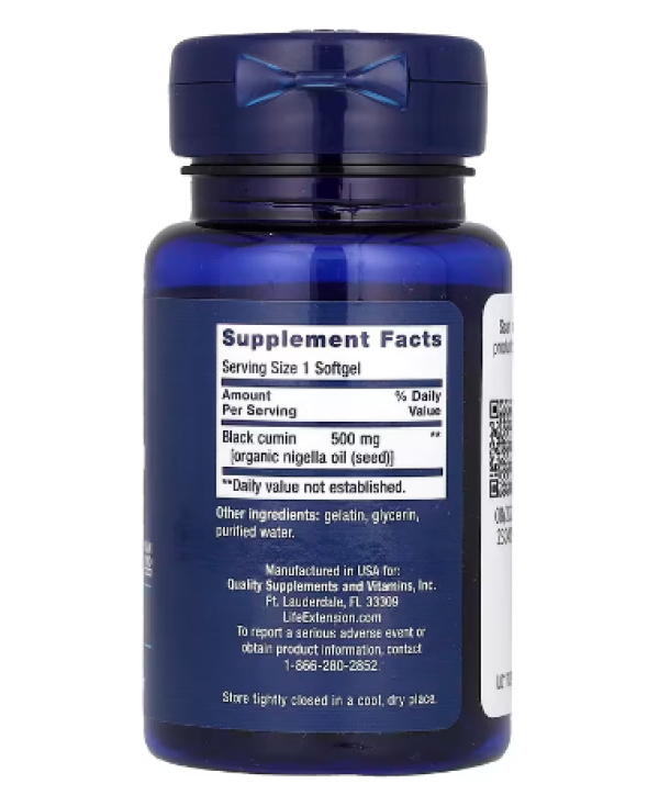 Life Extension, Black Cumin Seed Oil, 60 Softgels