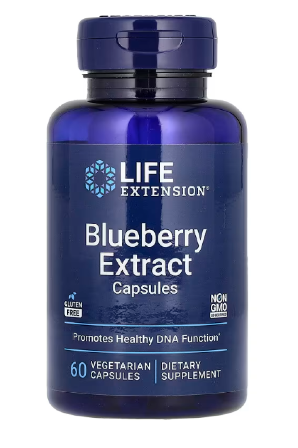 Life Extension, Blueberry Extract Capsules, 60 Vegetarian Capsules