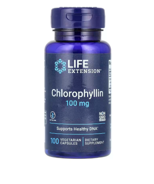 Life Extension, Chlorophyllin, 100 mg, 100 Vegetarian Capsules