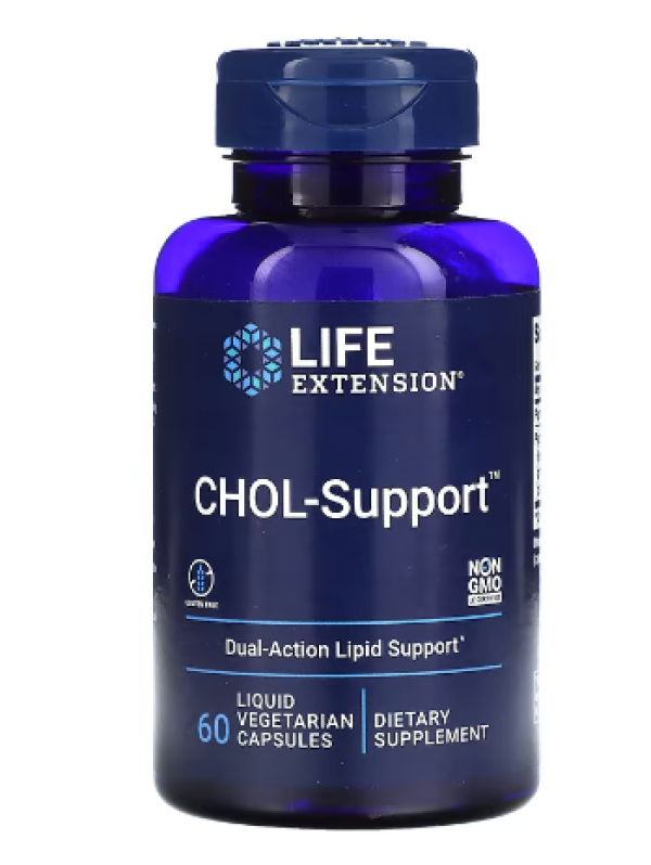 Life Extension, CHOL-Support, 60 Liquid Vegetarian Capsules