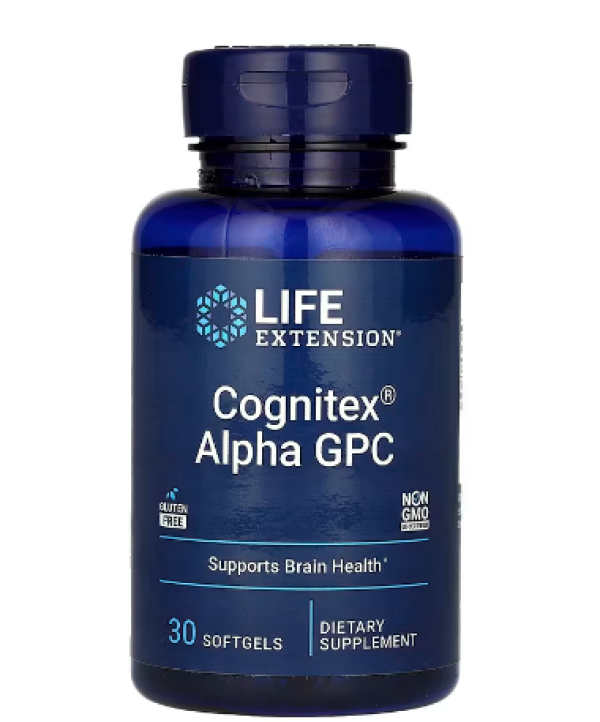 Life Extension, Cognitex Alpha GPC, 30 Softgels