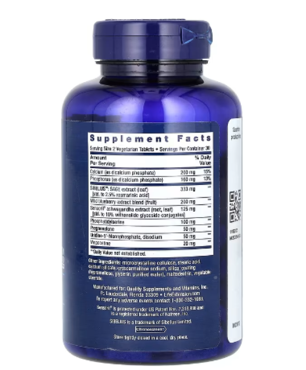 Life Extension, Cognitex Elite Pregnenolone, 60 Vegetarian Tablets