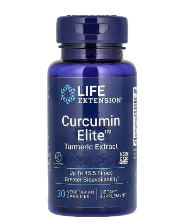 Life Extension, Curcumin Elite, Turmeric Extract, 30 Vegetarian Capsules