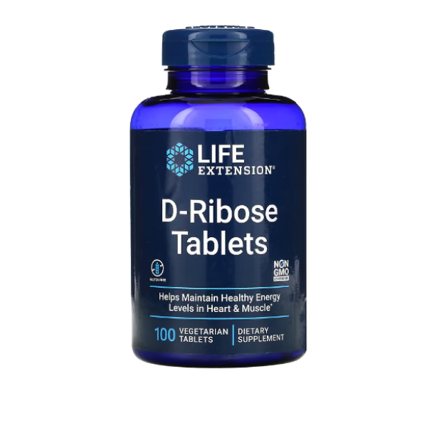 Life Extension, D-Ribose Tablets, 100 Vegetarian Tablets