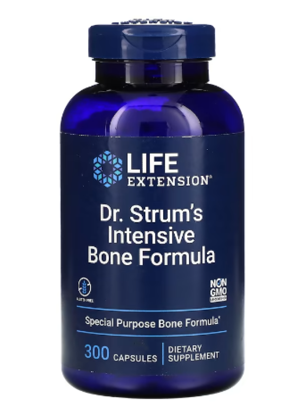 Life Extension, Dr. Strum's Intensive Bone Formula, 300 Capsules