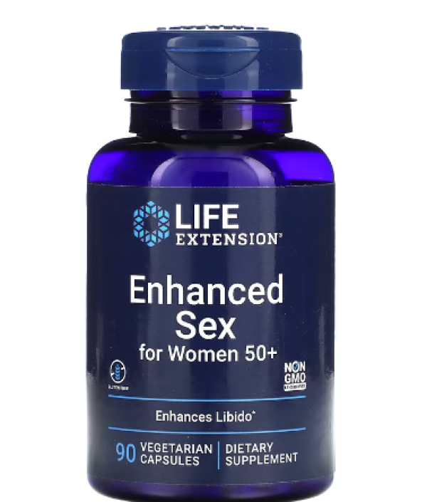 Life Extension, Enhanced Sex For Women 50+, 90 Vegetarian Capsules