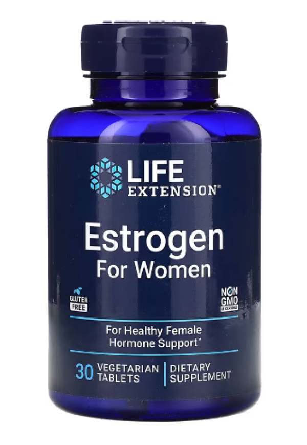 Life Extension, Estrogen for Women, 30 Vegetarian Tablets