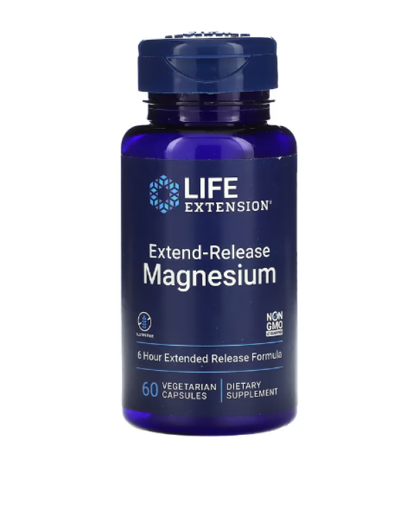 Life Extension, Extend-Release Magnesium, 60 Vegetarian Capsules