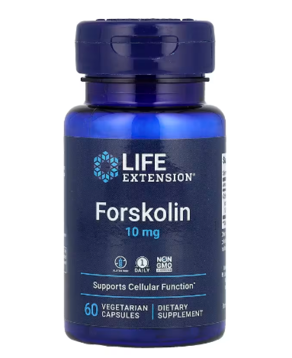 Life Extension, Forskolin, 10 mg, 60 Vegetarian Capsules